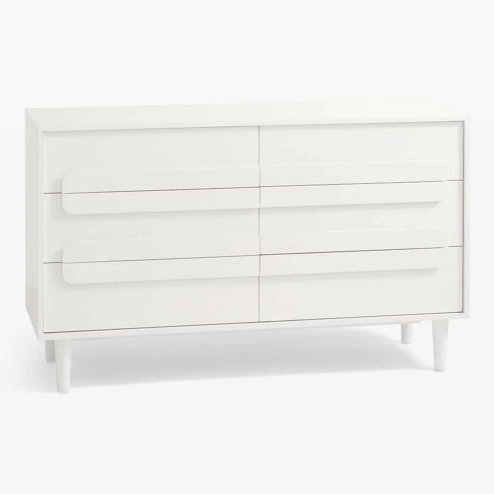 Modern Matte White Dresser