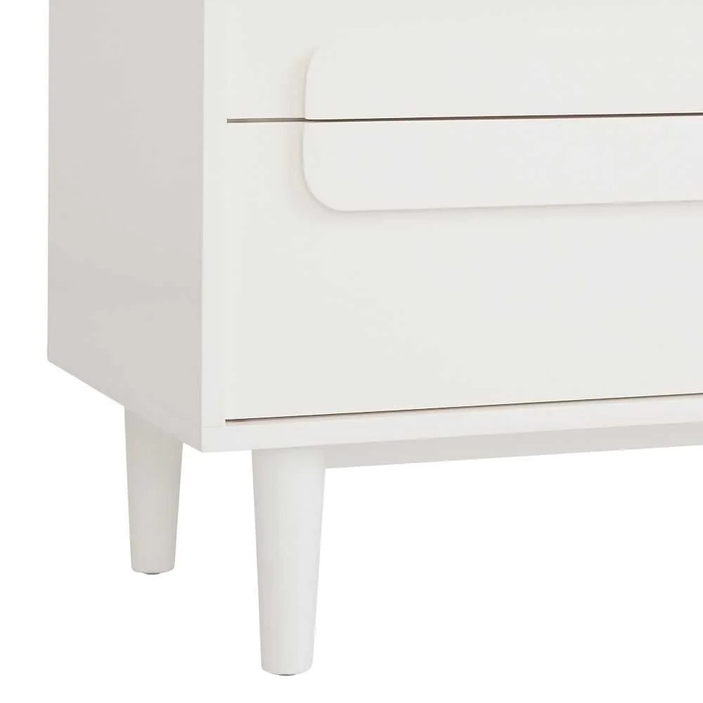 Modern Matte White Dresser