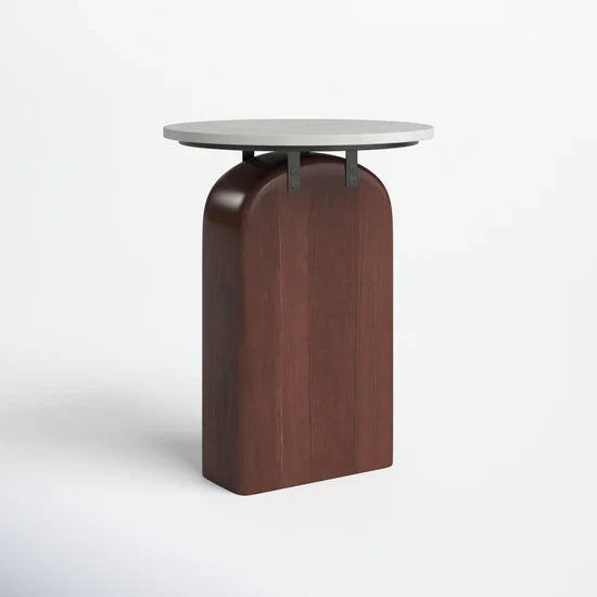 Trace Round Abstract Design Side Table