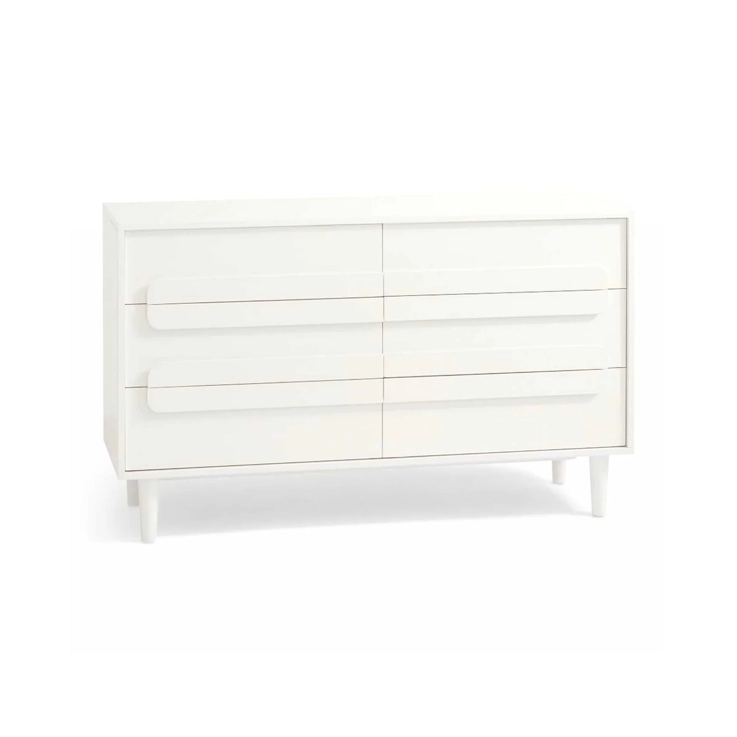 Modern Matte White Dresser