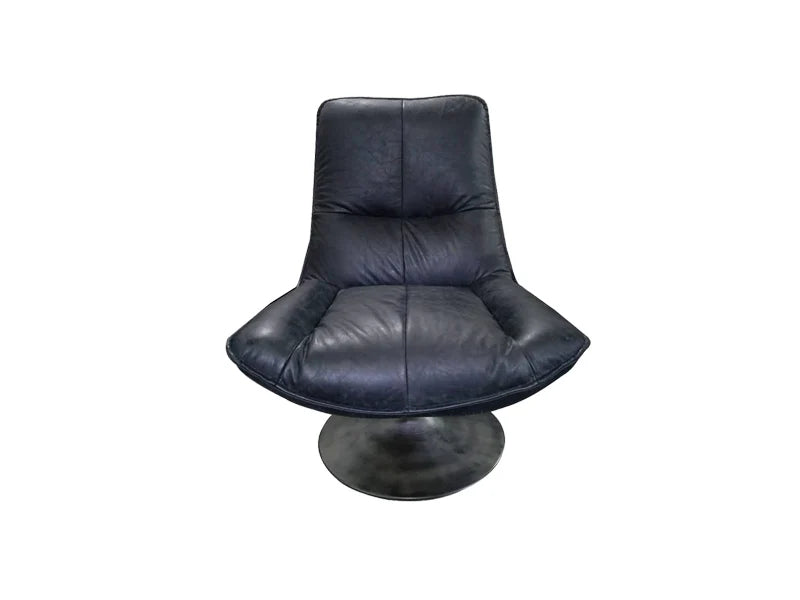 Antique High Back Chair,Chair With Circle Base,Office Chair