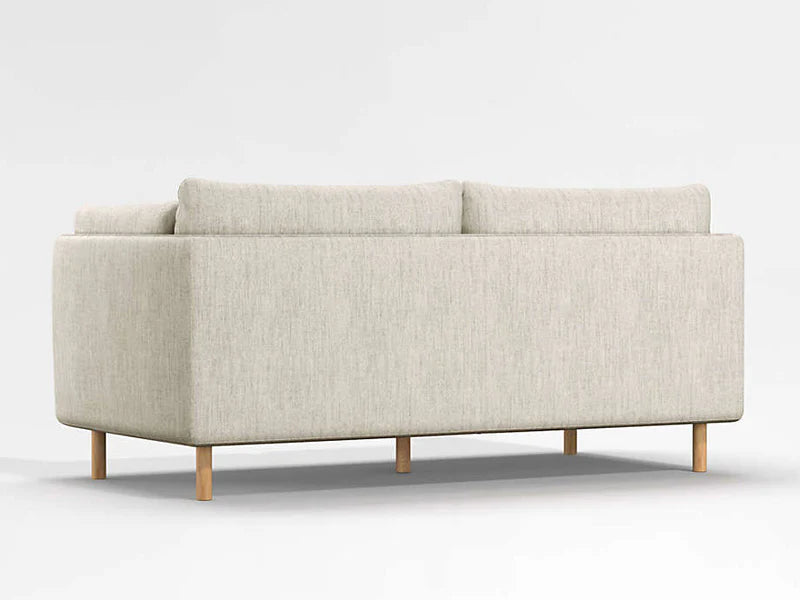 Andes 2-Piece Bumper Chaise Fabric Sectional Couch Sofa Marin Bumper Fabric Sectional Couch Sofa