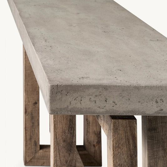 Tensho Console Table – Balance in Stone and Grain