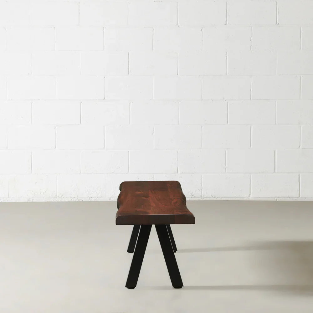 Rustic Edge Live-Edge Bench
