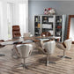 Vintage Leather Aviator Swan Chair