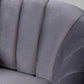 AUDREY - Grey Fabric Chair