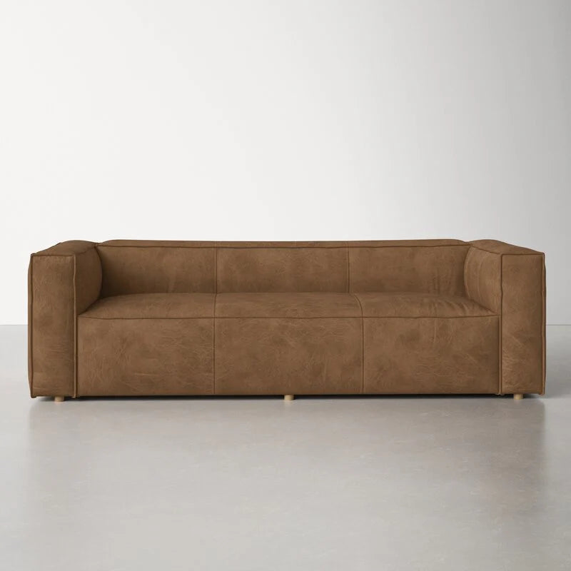 Leonard Genuine Leather Sofa