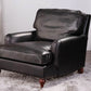 Vintage Leather Chaise Sofa
