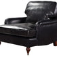 Vintage Leather Chaise Sofa