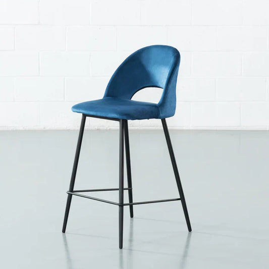 Vento Velvet Bar Stool