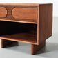 Mid-Century Circle Carve Nightstand