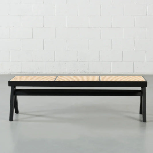 Cane Weave Accent Bench