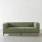 MELINA - Green Fabric Sofa