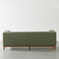 MELINA - Green Fabric Sofa