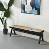 Cane Weave Accent Bench
