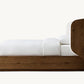 Faddish Madero Modern Oak Wooden Bed Wholesale Custom Color Bed With Fabric Shelter