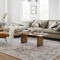 New Style Harmony 3-Piece Ottoman Linen Sectional Couch Sofa Sectional Custom Size Sectional Couch Sofa