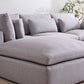 Luxury Fabric Sectional Couch Sofa Set For Home New Style Harmony Ottoman Linen Sectional Couch Sofa