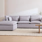 Luxury Fabric Sectional Couch Sofa Set For Home New Style Harmony Ottoman Linen Sectional Couch Sofa