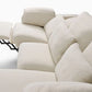 Marin 2-Piece Bumper Fabric Sectional Couch Sofa New Style Dalton Sectional Couch Sofa
