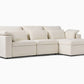 Marin 2-Piece Bumper Fabric Sectional Couch Sofa New Style Dalton Sectional Couch Sofa