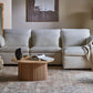 Marin 2-Piece Bumper Fabric Sectional Couch Sofa New Style Dalton Sectional Couch Sofa