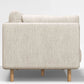 Andes 2-Piece Bumper Chaise Fabric Sectional Couch Sofa Marin Bumper Fabric Sectional Couch Sofa