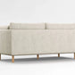 Andes 2-Piece Bumper Chaise Fabric Sectional Couch Sofa Marin Bumper Fabric Sectional Couch Sofa