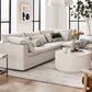Andes 2-Piece Bumper Chaise Fabric Sectional Couch Sofa Marin Bumper Fabric Sectional Couch Sofa