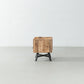 Industrial Cross-Leg Nightstand