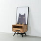 Industrial Cross-Leg Nightstand