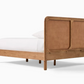 Miles Wood & Upholstered Bed