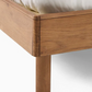 Miles Wood & Upholstered Bed