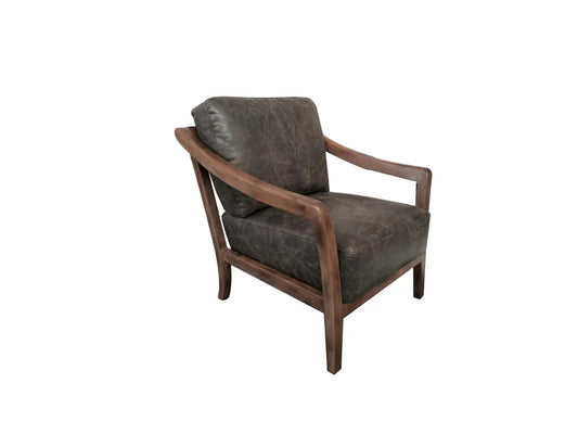 Genuine Leather Chair,Armrest Chair,Living Room Chair